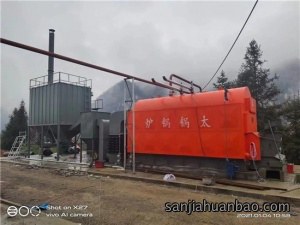 太锅锅炉生物质锅炉 现场施工案例