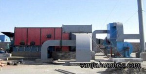 使用工地在新疆360万大卡热风锅炉